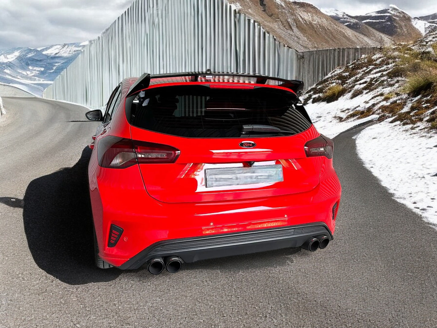 ⭐SPOILER TETTO ADATTO PER FORD FOCUS MK4 HATCHBACK (2018-) PU UNPAINTED⭐
