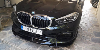 💫SPLITTER ANTERIORE ADATTO  PER BMW 1 SERIES F40 NERO LUCIDO ABS💫