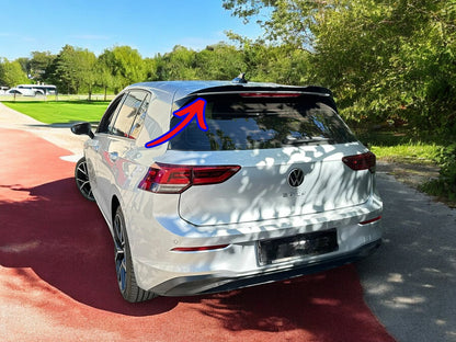 💫SPOILER ESTENIONE PER VOLKSWAGEN GOLF MK8 STANDARD (2019-) ABS NERO LUCIDO💫
