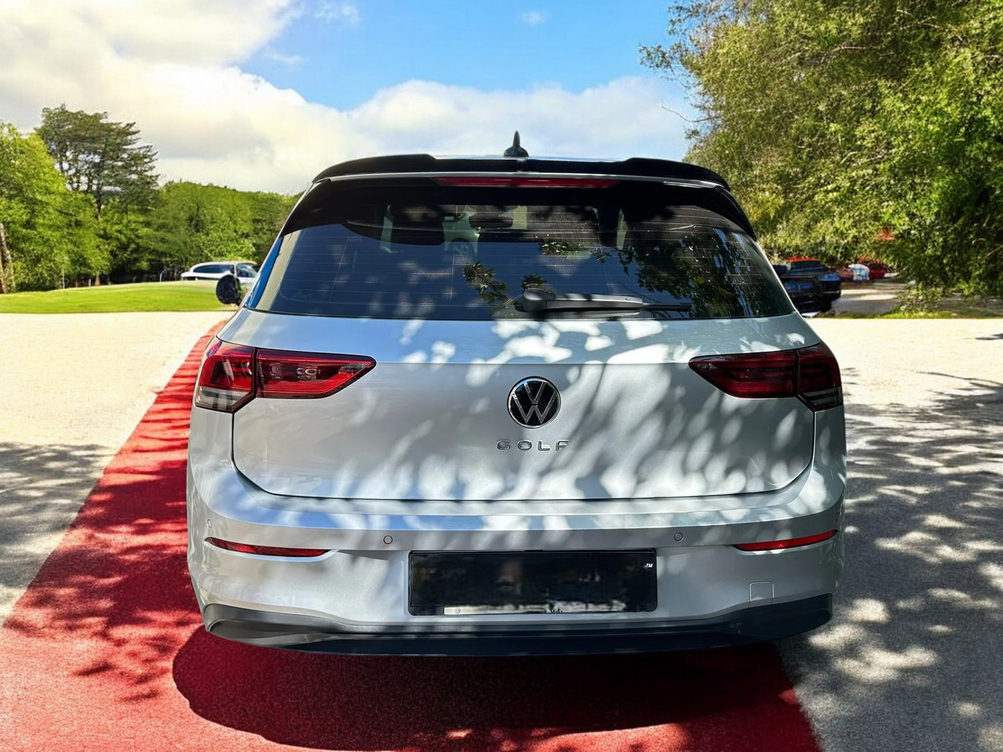 💫SPOILER ESTENIONE PER VOLKSWAGEN GOLF MK8 STANDARD (2019-) ABS NERO LUCIDO💫