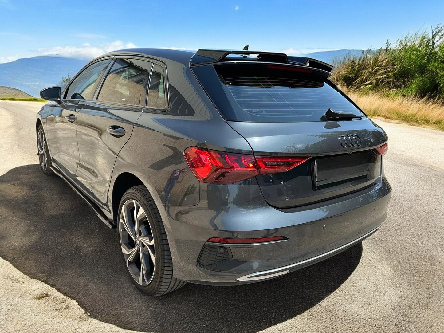 💫SPOILER TETTO ADATTO PER AUDI A3 8Y (2020-) PU UNPAINTED💫