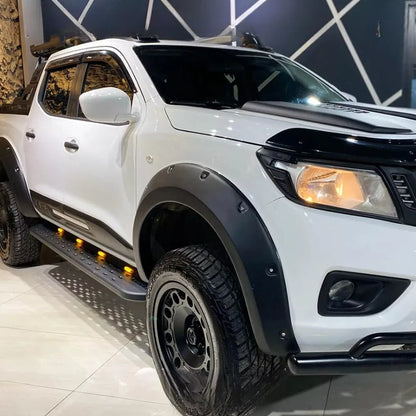 1802⭐PARAFANGHI ADATTO PER NISSAN NAVARA NP300 (D23) 14-17 NERO OPACO NO ADBLUE⭐