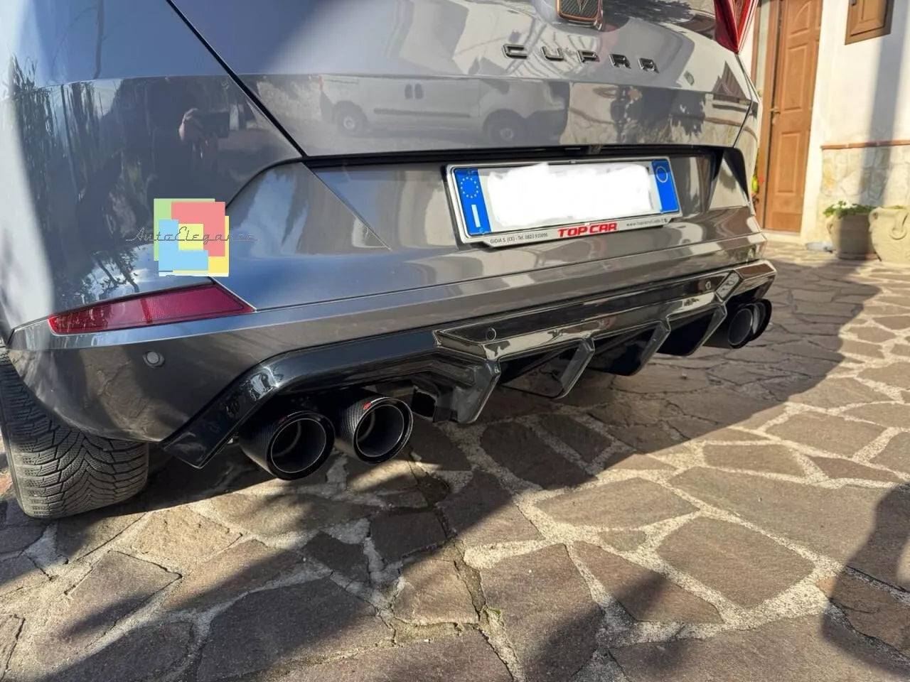 2011 ⚡️DIFFUSORE ADATTO PER CUPRA FORMENTOR  2020+ NERO LUCIDO⚡️