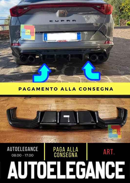 2011 ⚡️DIFFUSORE ADATTO PER CUPRA FORMENTOR  2020+ NERO LUCIDO⚡️