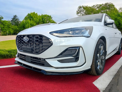 🔥SPLITTER ANTERIORE PER FORD FOCUS MK4.5 ST / ST-LINE (2022-) NERO LUCIDO ABS🔥