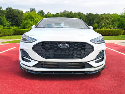 🔥SPLITTER ANTERIORE PER FORD FOCUS MK4.5 ST / ST-LINE (2022-) NERO LUCIDO ABS🔥