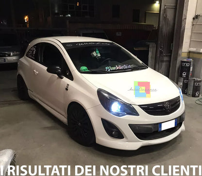 0137 SPLITTER SOTTO PARAURTI ADATTO PER OPEL CORSA D 10-14 FACELIFT LOOK OPC ABS