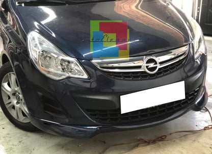 0137 SPLITTER SOTTO PARAURTI ADATTO PER OPEL CORSA D 10-14 FACELIFT LOOK OPC ABS