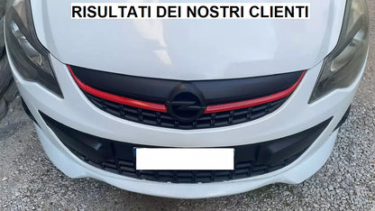 0137 SPLITTER SOTTO PARAURTI ADATTO PER OPEL CORSA D 10-14 FACELIFT LOOK OPC ABS