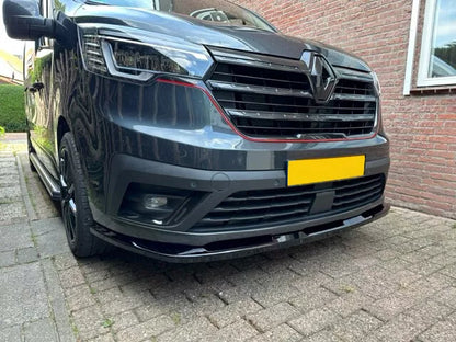 🔥SPLITTER ANTERIORE PER RENAULT TRAFIC MK3 FACELIFT (2022-) NERO LUCIDO ABS🔥