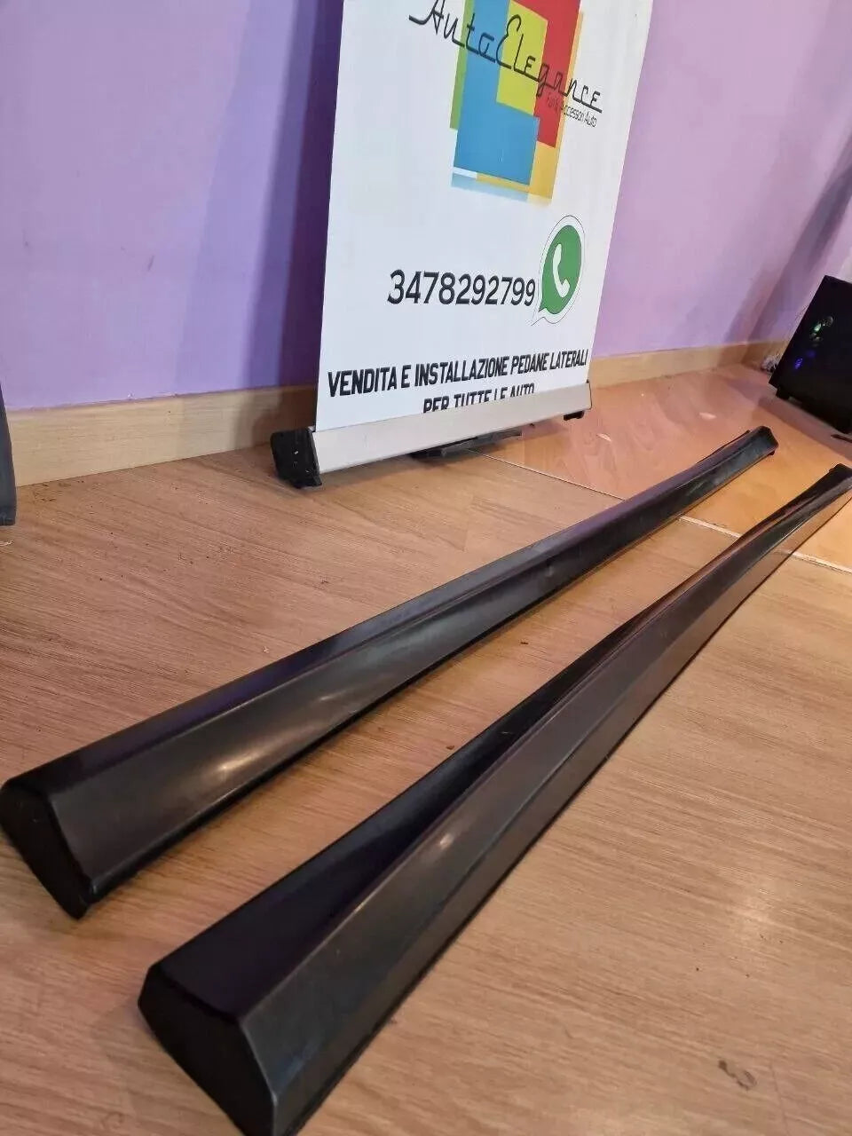 0964✨MINIGONNE LATERALI PER AUDI A3 8V SPORTBACK 2012-2019 SOTTO PORTA S3 SLINE✨