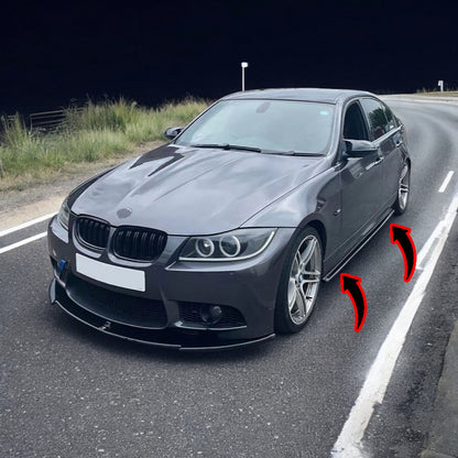 🔥Side Skirts Fit for BMW 3 Series E90 E91 GLOSS BLACK🔥 