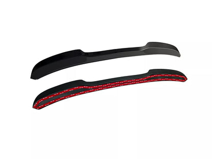 💕EXTENSION ROOF SPOILER SUITABLE FOR AUDI S3 / A3 S-LINE 8V GLOSSY BLACK ABS💕
