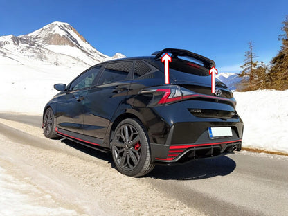 💕EXTENSION ROOF SPOILER SUITABLE FOR HYUNDAI I20 N MK3 (2020-) ABS💕