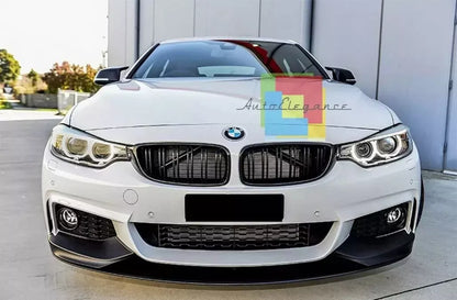 0198 FRONT SPLITTER SUITABLE FOR BMW 4 SERIES F32 F33 F36 M SPORT LOOK 