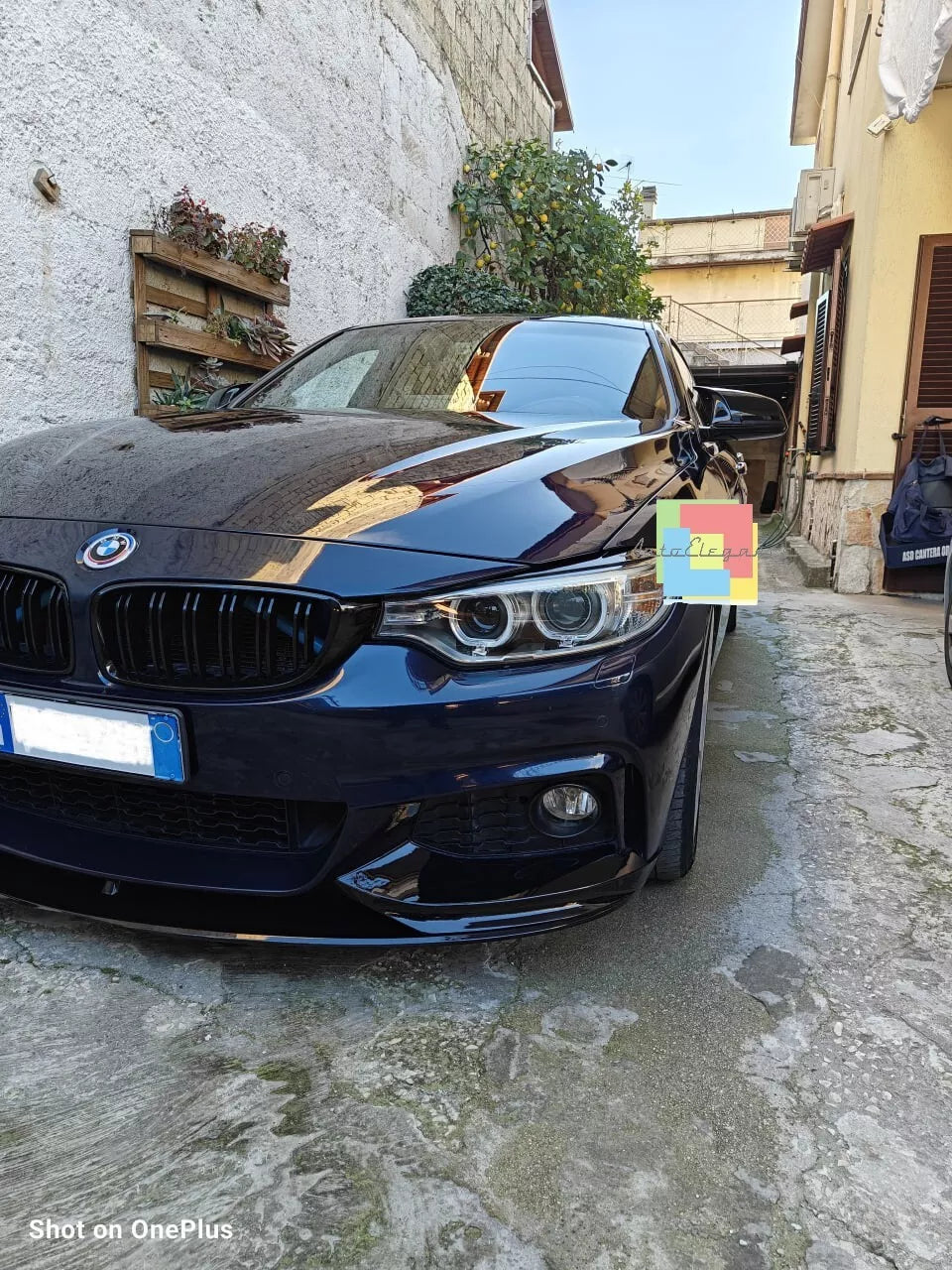 0198 FRONT SPLITTER SUITABLE FOR BMW 4 SERIES F32 F33 F36 M SPORT LOOK 