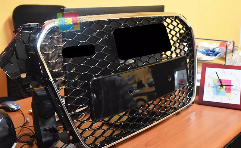 0624⭐GRIGLIA ANTERIORE AUDI A4 B8 12-15 AVANT BERLINA CALANDRA RS4 CROMATO⭐