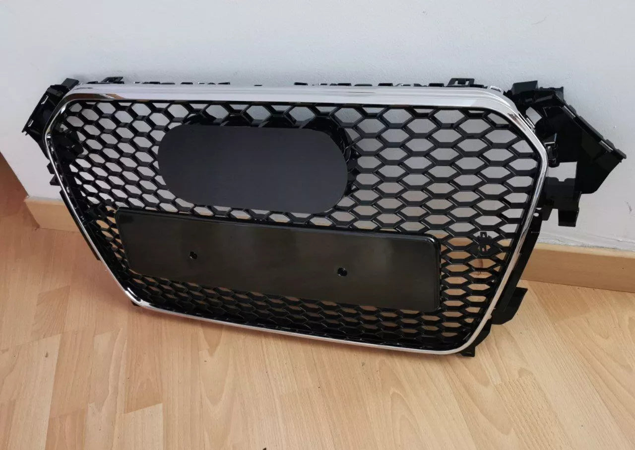 0624⭐GRIGLIA ANTERIORE AUDI A4 B8 12-15 AVANT BERLINA CALANDRA RS4 CROMATO⭐