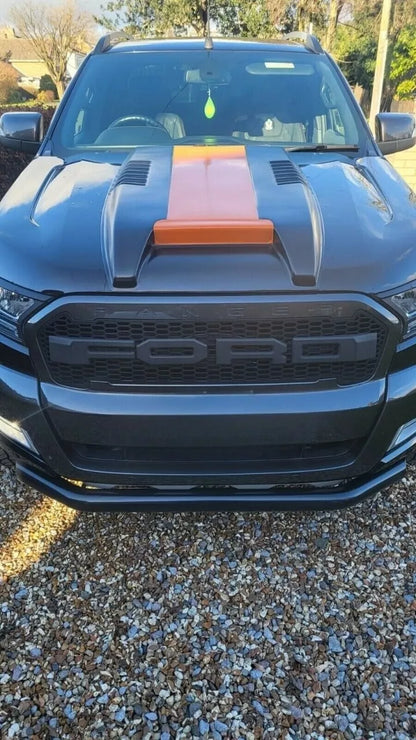 0996🔥FORD RANGER T6 15 to 21 SPORT LOOK FRONT HOOD AIR INTAKE-ABS-1🔥 