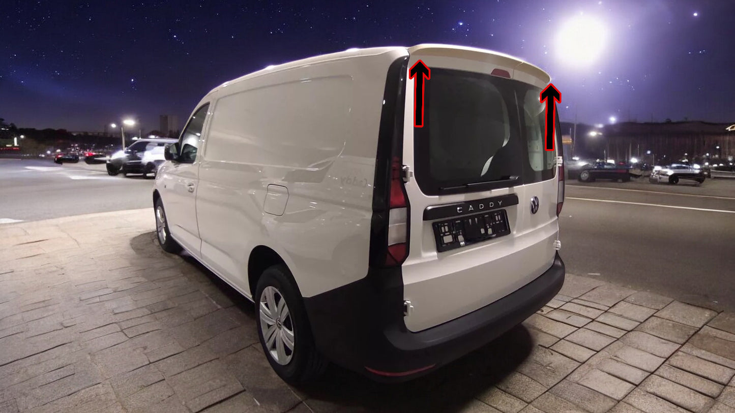 🔥SPOILER TETTO ALETTONE POSTERIORE 2 PORTE ADATTO PER VW CADDY MK5 (2020-)🔥