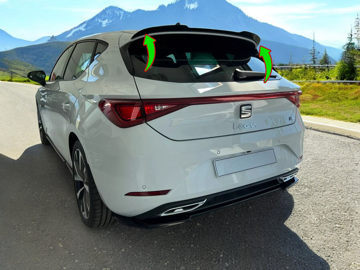 🔥SPOILER TETTO ESTENIONE ADATTO PER SEAT LEON MK4 (2020-) ABS🔥