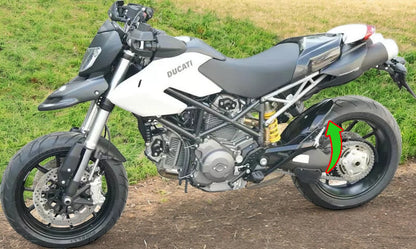 🔥DUCATI HYPER MOTARD 600(2008-2012)REAR MUDGUARD MUDGUARD ABS PLASTIC🔥