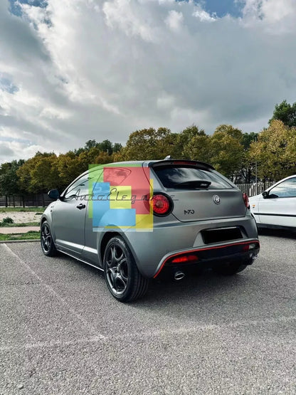 0151🔥DIFFUSORE ALFA ROMEO MITO 2008+ SOTTO PARAURTI POSTERIORE DAM NERO🔥