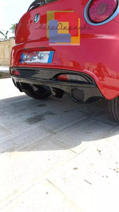 0151🔥DIFFUSORE ALFA ROMEO MITO 2008+ SOTTO PARAURTI POSTERIORE DAM NERO🔥