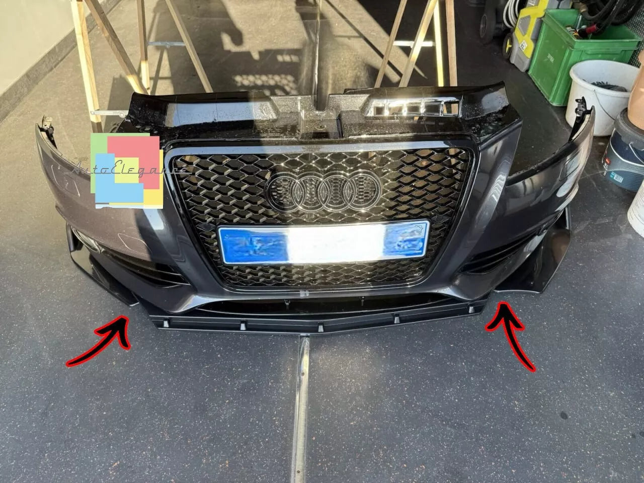 ⭐0037 SPLITTER ADATTO PER AUDI A3 8P restyling 03-11 ⭐
