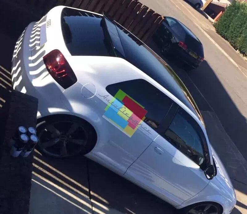 0631🔥ALETTONE SUL TETTO RS3-AUDI A3 8P 3PORTE 03-12 SPOILER GREZZO🔥