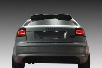 0631🔥ALETTONE SUL TETTO RS3-AUDI A3 8P 3PORTE 03-12 SPOILER GREZZO🔥