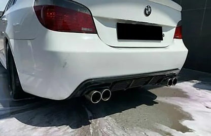 ⭐0147 DIFFUSORE ADATTO PER M5 TUNING LOOK BMW SERIE 5 E60 E61 03-07 NERO LUCIDO⭐
