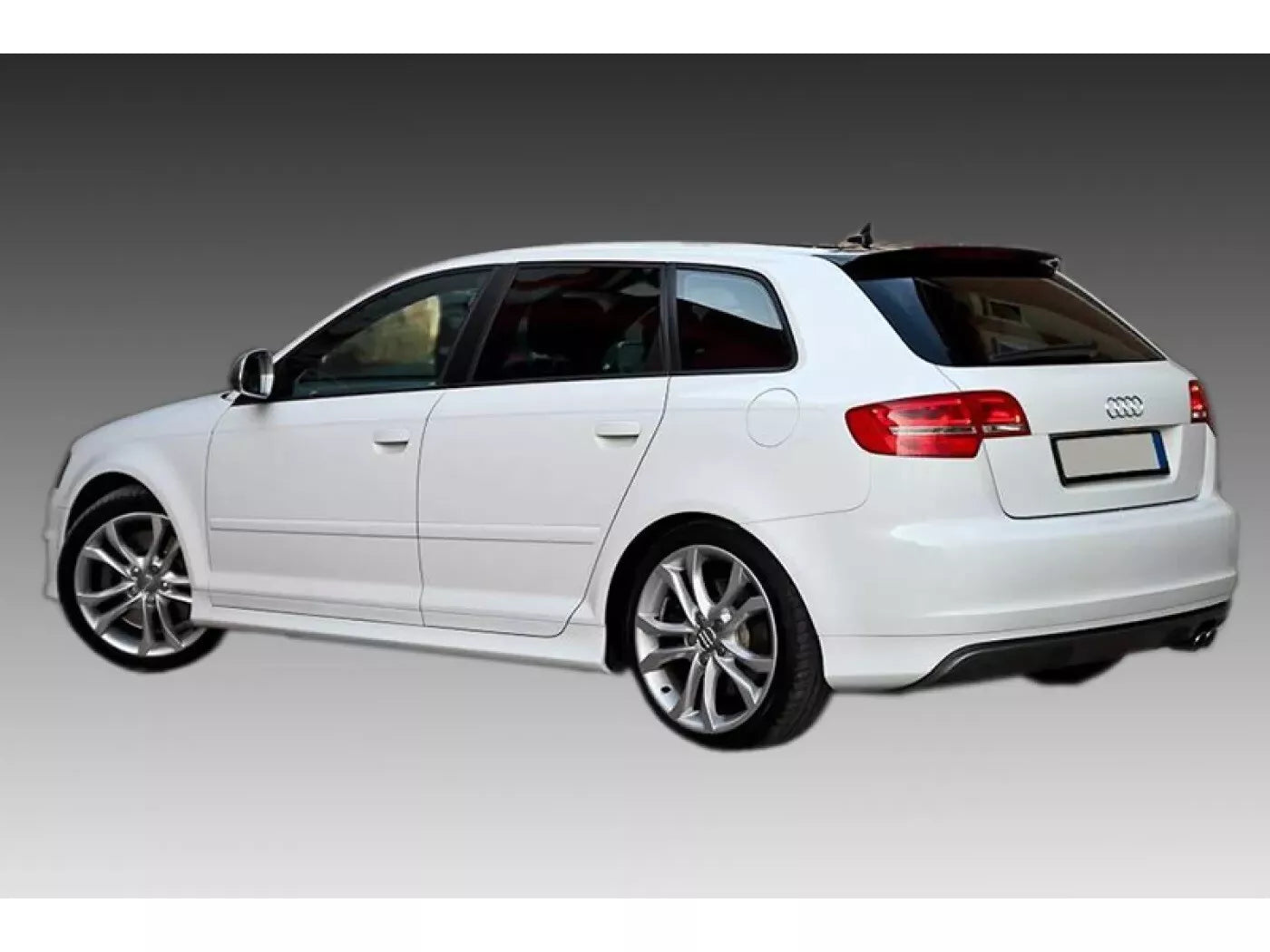 MINIGONNE AUTO ADATTE PER AUDI A3 8P 2005-2012 5 PORTE LOOK SPORTIVO