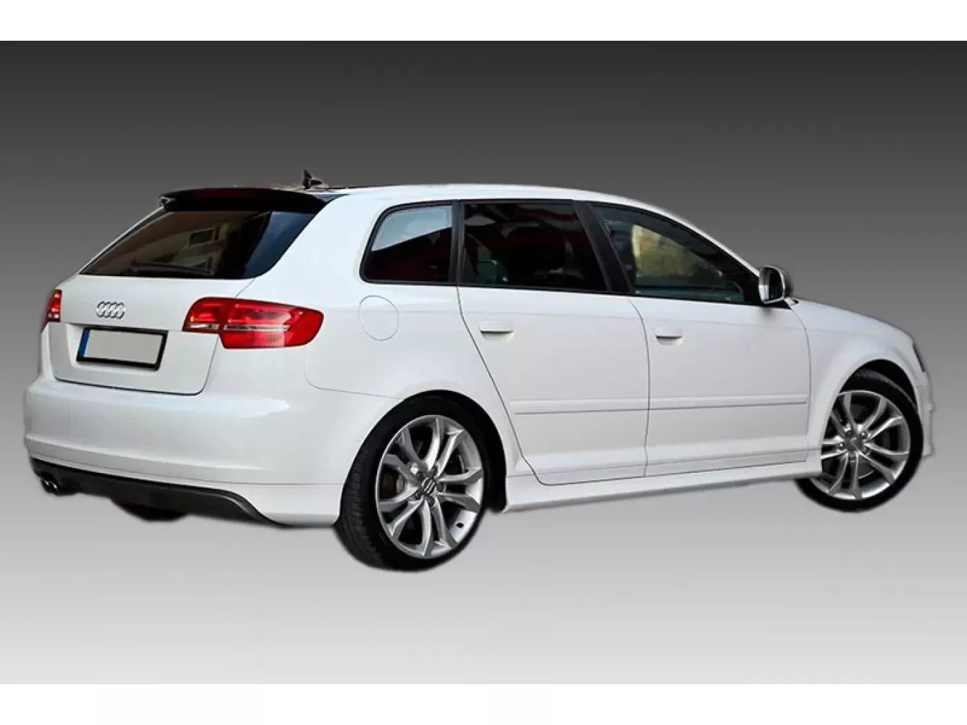 MINIGONNE AUTO ADATTE PER AUDI A3 8P 2005-2012 5 PORTE LOOK SPORTIVO