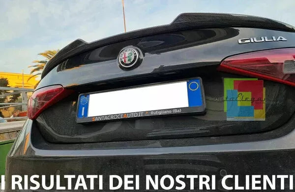 0076🔥SPOILER ADATTO PER ALFA ROMEO GIULIA 2015-2021 DESING SPORTIVO🔥