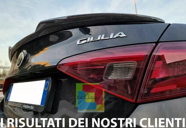0076🔥SPOILER ADATTO PER ALFA ROMEO GIULIA 2015-2021 DESING SPORTIVO🔥