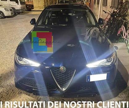 🔥0037 Splitter adatto per alfa romeo giulietta NERO LUCIDO LOOK RS LAMA🔥