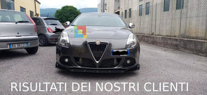 🔥0037 Splitter adatto per alfa romeo giulietta NERO LUCIDO LOOK RS LAMA🔥