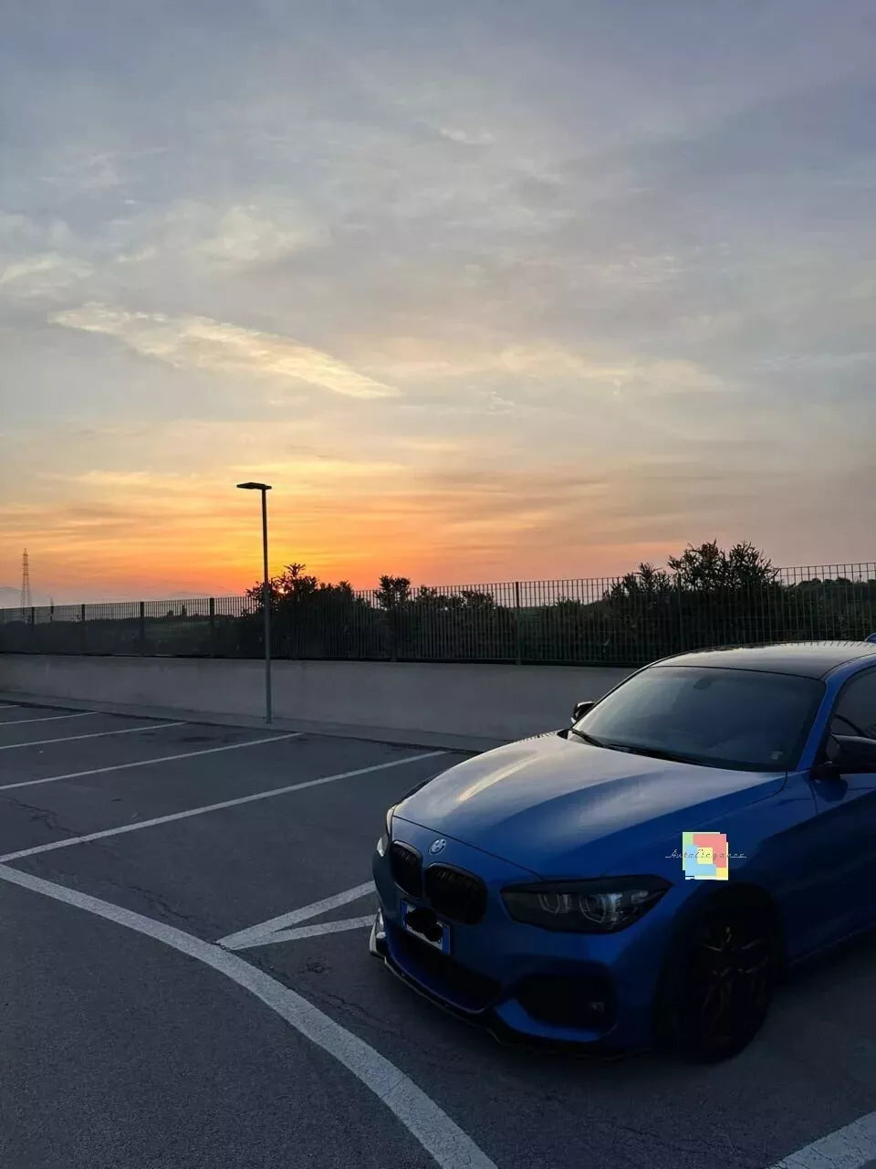 ⚡0563 SPLITTER SUITABLE FOR BMW 1 SERIES F20 F21 15-19 MSPORT LOOK GLOSSY BLACK⚡ 