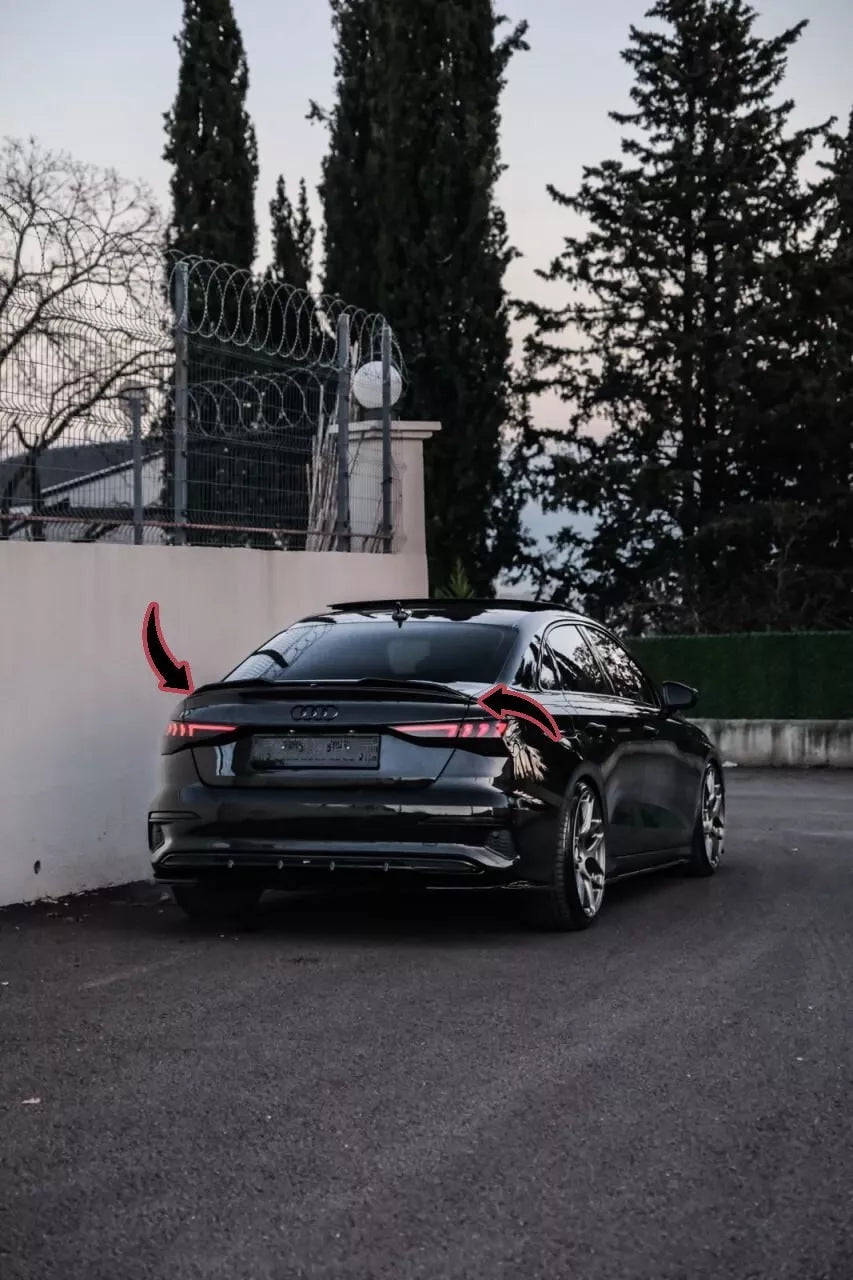 🔥Spoiler sul tetto Adatto Per AUDI A3 8Y Berlina/Sportback 20-24🔥