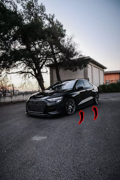 🔥Sotto Minigonne laterali Adatto Per AUDI A3 8Y Berlina/Sportback 20-24🔥