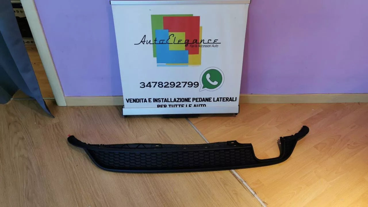 0967⭐DIFFUSORE POSTERIORE ADATTO PER VW POLO AW1 2018+ LOOK GTI ABS NERO OPACO⭐