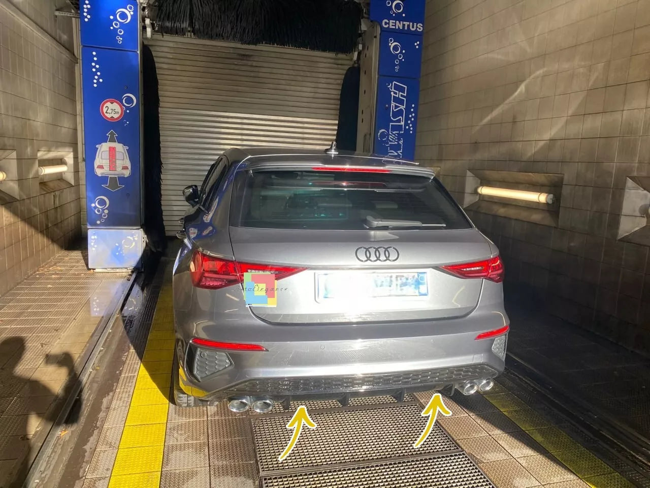 1085🔥DIFFUSORE ADATTO PER AUDI A3 8Y 20+ SPORTBACK LOOK S3 PER PARAURTI SLINE🔥