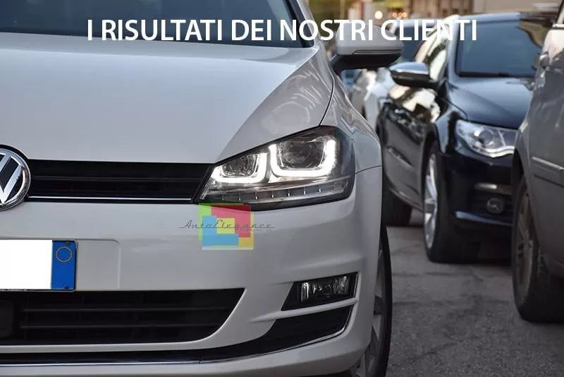 ⭐2063 FARI ANTERIORI ADATTO PER VW GOLF 7 2012-2017 LED⭐