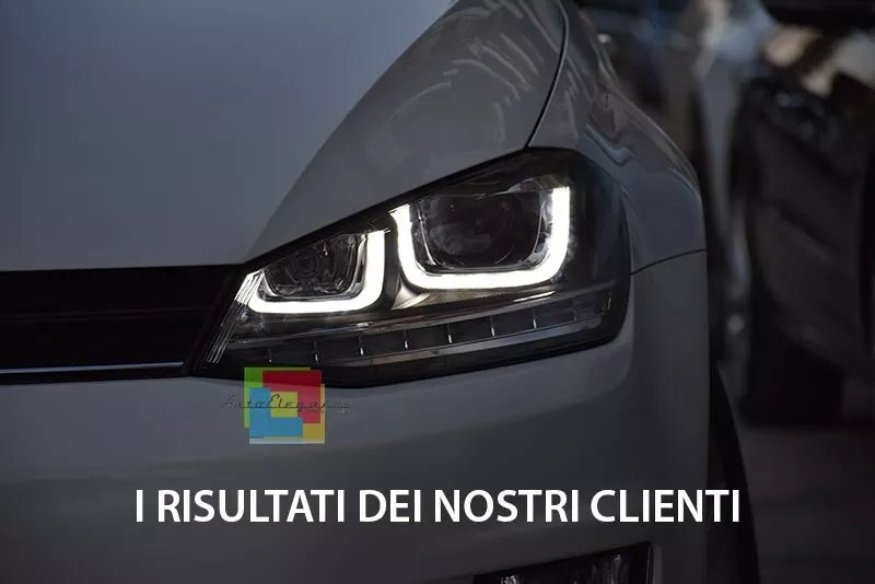 ⭐2063 FARI ANTERIORI ADATTO PER VW GOLF 7 2012-2017 LED⭐