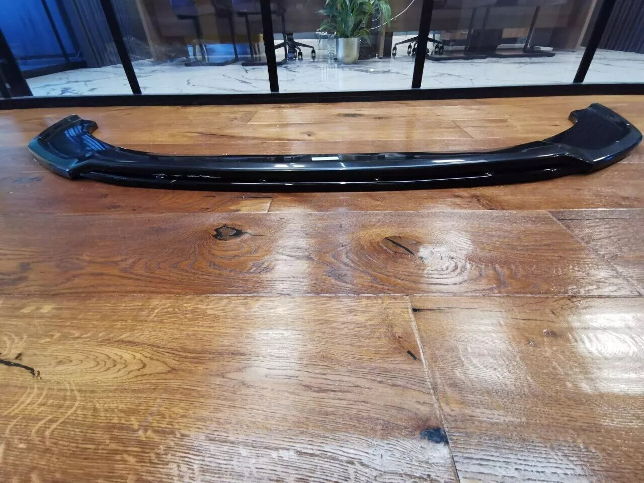 1843 ⭐ SPLITTER ADATTO PER AUDI A6 C8 2018+ S6 NERO SLINE LUCIDO ⭐