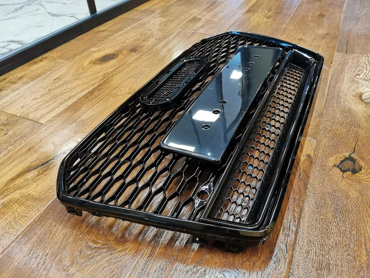 1740⭐GRIGLIA ADATTA PER AUDI A6 4G C7 2015-2018 LOOK RS6 QUATTRO NERA ECONOMICA⭐