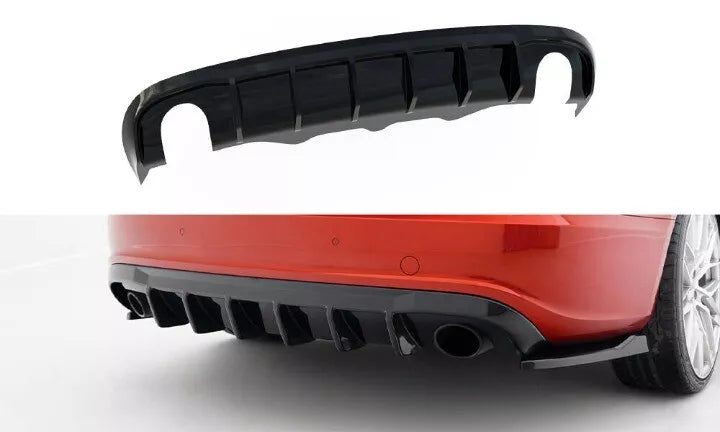 🔥Diffusore posteriore nero lucido ADATTO PER Audi A5 S-Line Sportback 8T 🔥