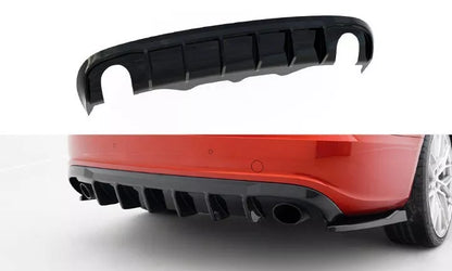 🔥Diffusore posteriore nero lucido ADATTO PER Audi A5 S-Line Sportback 8T 🔥