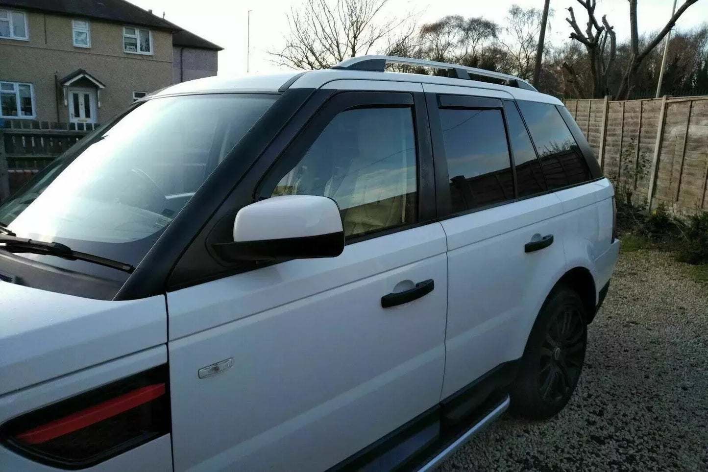0214⭐MANCORRENTI RANGE ROVER SPORT 05-12 BARRE SUL TETTO PORTAPACCHI SATINATI⭐